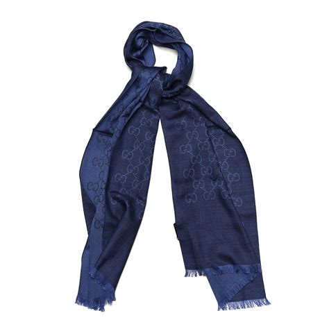 navy blue gucci scarf|gucci scarf clearance.